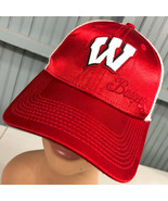 Wisconsin Badgers Satin Girly New Era Snapback Baseball Cap Hat  - £11.12 GBP