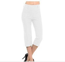 NEW NWT VIV Collection New Women&#39;s Straight Fit Trouser Pants White Size Small  - £8.39 GBP