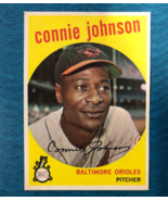 1959 TOPPS BASEBALL CARD CONNIE JOHNSON #21 (EX) - $9.25