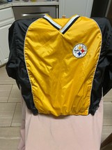 Vintage NFL Pittsburgh Steelers Windbreaker Pull-Over Size L￼ - £19.38 GBP