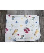 Vintage Springmaid Noah’s Ark Fleece Baby Blanket Lovey READ! - €29,61 EUR
