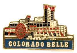 Colorado Belle Laughlin Nevada Closed Casino Enamel Lapel Pin Souvenir - $284.92 MXN