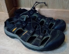 KEEN Mens Sz 11 Waterproof Black Sandals Hiking Closed Toe Fisherman Sho... - €24,77 EUR