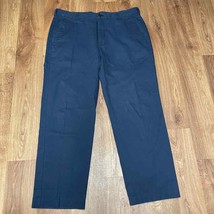 Brooks Brothers 346 Mens Solid Blue Chino Clark Dress Pants Suit Size 38Wx30L - £22.15 GBP