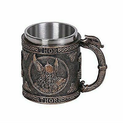 Norse Mythology Viking God Of Thunder Thor Coffee Mug Resin Drink Cup Tankard