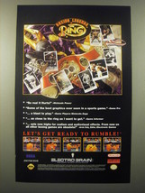 1994 Electro Brain Boxing Legends of the Ring Video Game Ad - Let&#39;s Get Ready  - £14.46 GBP