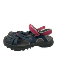 KEEN Rose Midnight Sandals Outdoor Hiking Water Pink Blue Youth Kids 1 - £27.77 GBP