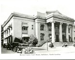 RPPC 1930s Kodak Street View w Cars Rowan County Court House Salisbury N... - $19.75