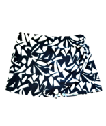 A New Day Women&#39;s Linen Rayon Black/White Mini Skort Size 14 - $21.86 CAD