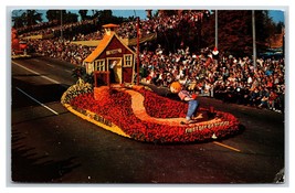1959 Adventure in Flowers Rose Parade Float Pasadena CA UNP Chrome Postcard T7 - £2.75 GBP
