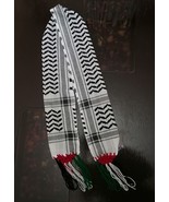 Free Palestine Flag Scarf KEFFIYEH Jerusalem Gaza AQSA Islamic الكوفية ا... - $26.08 CAD