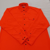 Columbia HM7033 Men's Orange Button-Down Long Sleeve Shirt Size Large image 15