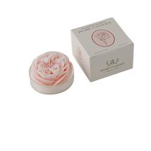 Rose Scented Candles Handcrafted Little Tealight Candle Smokeless Decorative Can - £24.71 GBP