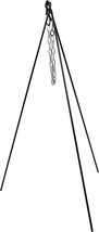 Lot45 Campfire Tripod For Cooking Stand Over Fire Camp Grill - 60-40In - £37.95 GBP