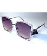 NEW STEVE MADDEN Light Purple Oversized Rhinestone Rosalie Sunglasses + ... - $35.99