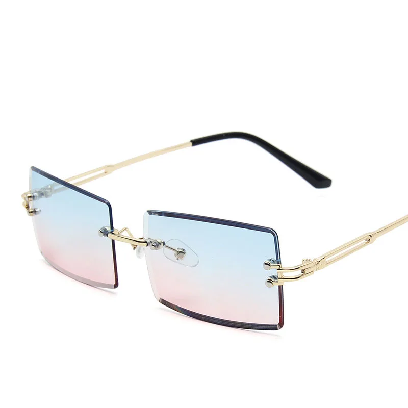 LEONLION High Quality Rimless glasses Women Square glasses Women    Glasses for  - £38.10 GBP