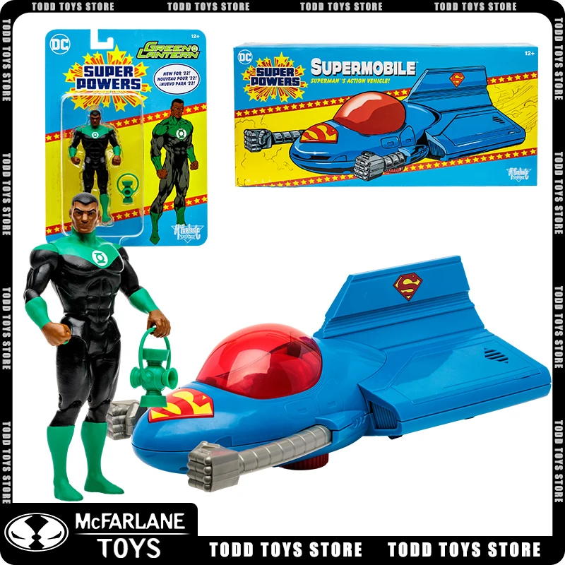 McFarlane Toys Classic Nostalgia SUPER POWERS Series Superman Vehicle Green - $21.62+