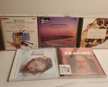 Lotto di 5 CD di Brahms: The Best Of, Sonate per violino, Baby&#39;s First,... - $15.20