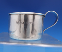 Kalo Sterling Silver Baby Cup w/ Engraving &quot;Grace April&quot; 2 1/4&quot; x 3 3/4&quot;... - £160.07 GBP