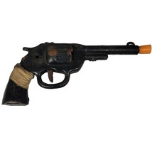 1930s WYANDOTTE PRESSED STEEL 8&quot; G-MAN CLICKER GUN TOY LOT #M-08 - $17.59