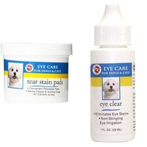 Miracle Care Tear Stain Pads - 90 Count; Eye Care for Dogs and Cats, Sof... - $14.15