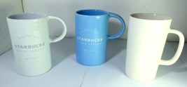 Starbucks 2 mugs 10 oz Seattle Est.1971 MIT 2016 &amp; 1 mug 8 oz MIC2015  W... - £207.30 GBP