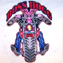 BOSS HOGG  W BIKE JUMBO BACK PATCH jacket biker JBP17 iron on large nove... - $27.30