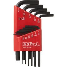 EKLIND 10111 Hex-L Key allen wrench - 11pc set SAE Inch Sizes .050-1/4 S... - $9.95