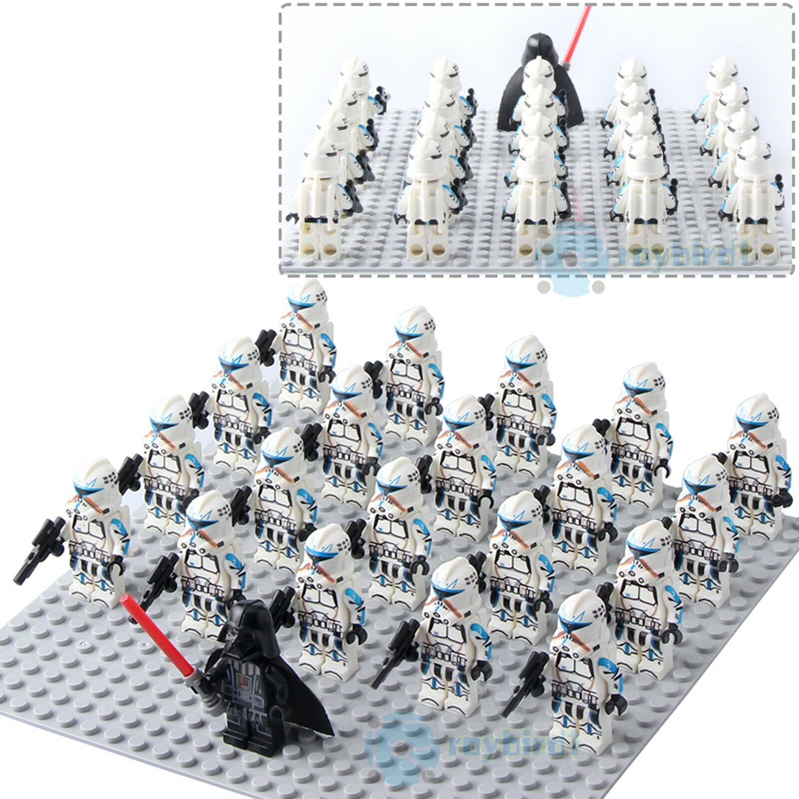 21Pcs New Darth Vader 501st Legion Trooper Star Wars Clone Wars Minifigure Toys