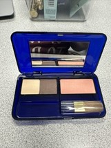 Vintage Estée Lauder Two-In-One Eyeshadow Wet/Dry TRUFFLE Duo W/ Rose Blush NOS - $17.00