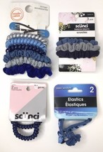 Large Lot of Mostly Blue Hair Accessories All New - £7.46 GBP