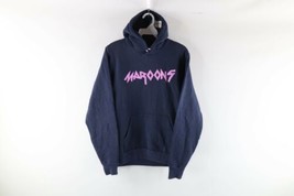 2018 Maroon 5 Womens Size Small Spell Out Band Tour Hoodie Sweatshirt Navy Blue - $79.15