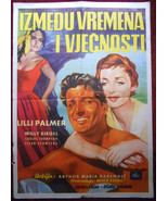 1956 Original poster Between Time and Eternity Lilli Palmer Willy Birgel - $88.87