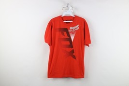Vintage Y2K Fox Racing Boys XL Faded Spell Out Motocross Racing T-Shirt Red - $24.70