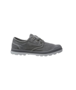 PALLADIUM Womens Shoes Pampa Oxford Lp Comfort Grey Size US 5H 93315-057-M - £41.95 GBP
