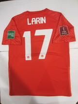 Cyle Larin #17 Canada 2022 World Cup Qualifiers Stadium Red Home Soccer ... - $1,311.04 MXN