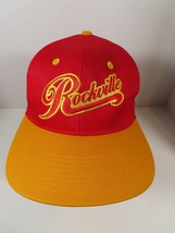 Vintage Fiesta Texas San Antonio Rockville High NOS Cap Red Yellow Snapback - £22.13 GBP