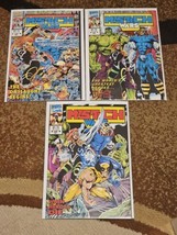 Mys-Tech Wars #1-3 Comic Lot Marvel UK 1993  Avengers Wolverine Abnett Hitch NM - £7.91 GBP