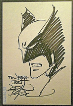 JOHN BYRNE (WOLVERINE) ORIGINAL DRAWING SIGN ON COMIC BOARD CARD* - $1,484.99