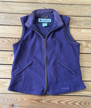 Columbia women’s full zip River resort vest size S purple B3 - £12.60 GBP