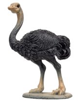 Ostrich Bird Toy Figure figurine Safari Animal Wildlife Mini Creature PVC 3+ Kid - $10.65