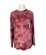 Ivory Ella Womens S Small Red Tie Dye Long Sleeve Elephant Graphic Tee S... - $282.06 MXN