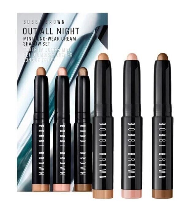 Bobbi Brown Out All Night Mini Long-Wear Cream Shadow Trio Set