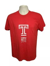 2016 Temple University Manchoir Adult Medium Red TShirt - $332.91 MXN