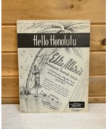 Antique Sheet Music Hello Honolulu Alkire&#39;s Hawaiian Guitar Solo 1937 - $28.58 CAD