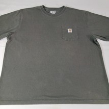 Carhartt K87 306 Loose Fit Men's Gray Cotton Short Sleeve Pocket T-Shirt Sz 2XL image 8