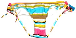 Hot Kiss Sandpiper Hipster Striped Swimsuit Bottoms w/Sequins Size Mediu... - $31.49