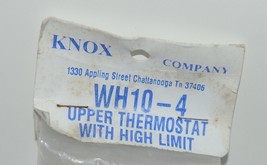 Knox Company WH104 Upper Thermostat with High Limit New in Package image 2