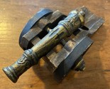 Vintage wooden cannon souvenir  Decoration (approx 8 inches) - £15.58 GBP