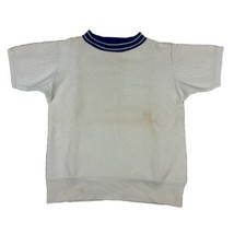 VTG 60s Towncraft Penneys Short Sleeve Sweatshirt Youth M 100% Cotton Terrycloth - £46.18 GBP